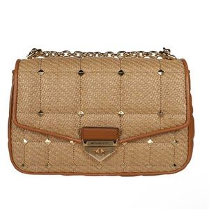 Michael Kors Large Soho Stud Quilted Shoulder Bag